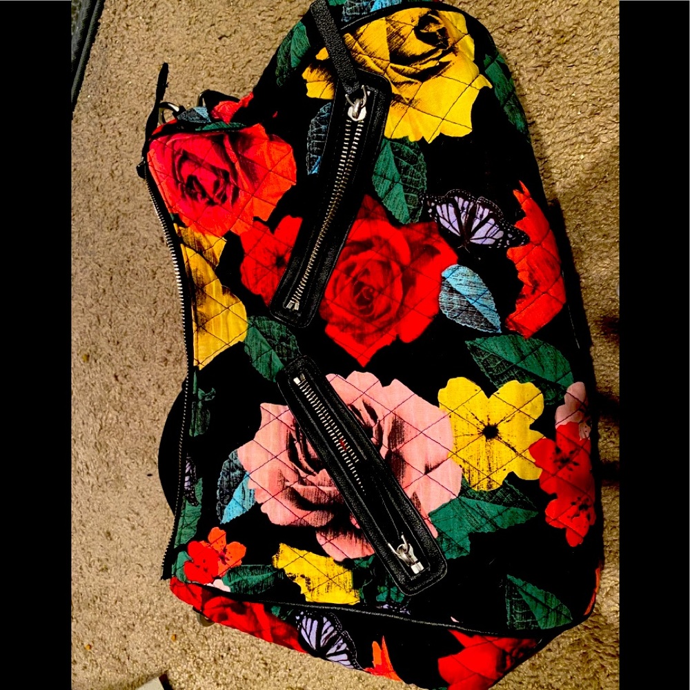 Floral Vera Bradley purse with matching wallet